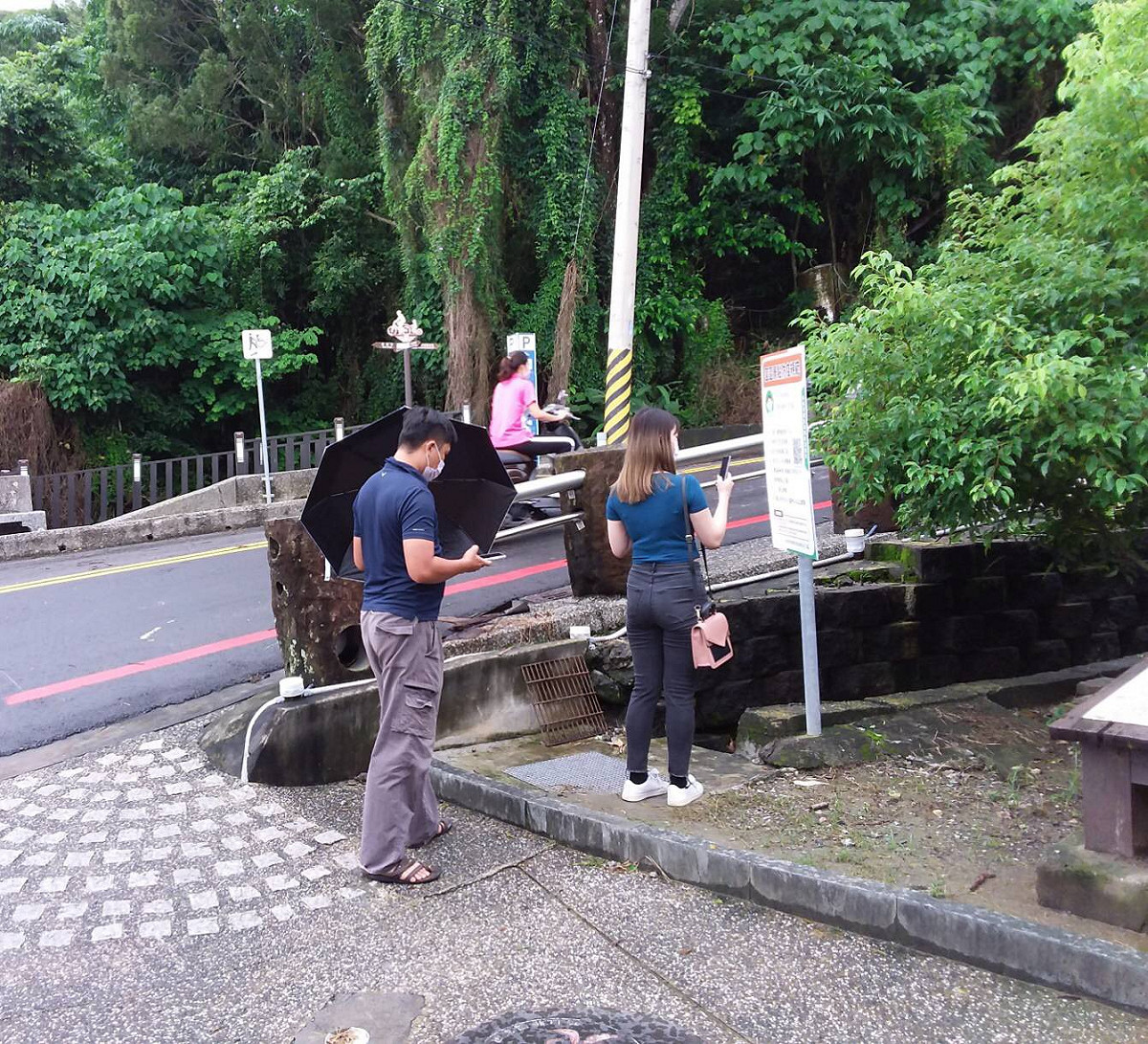 水火同源遊客實名制入場。 圖：台南觀旅局