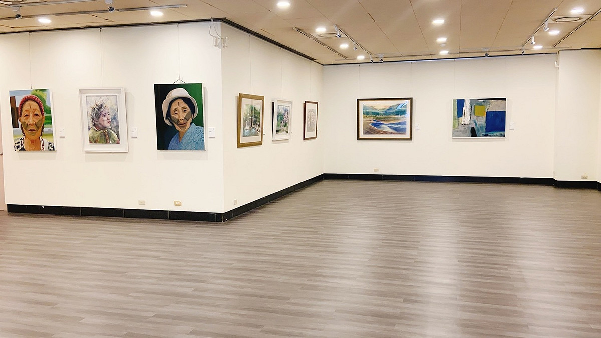 平安美好-新北市現代藝術協會2021會員聯展展出作品 圖：新北市文化局提供