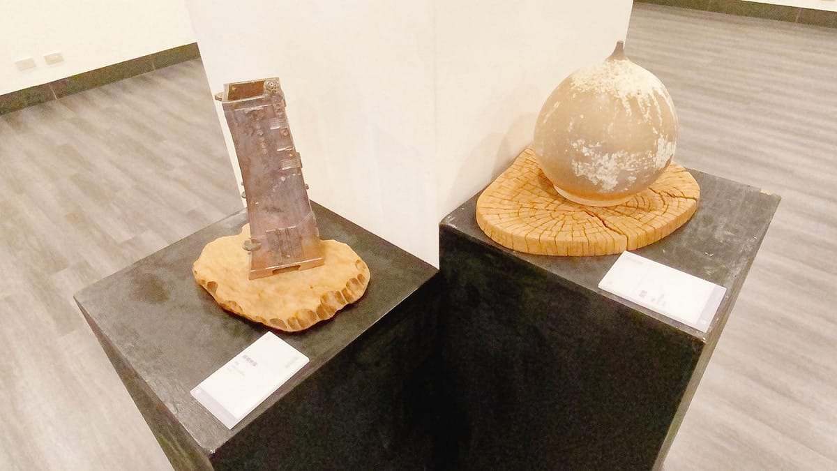平安美好-新北市現代藝術協會2021會員聯展雕塑作品 圖：新北市文化局提供