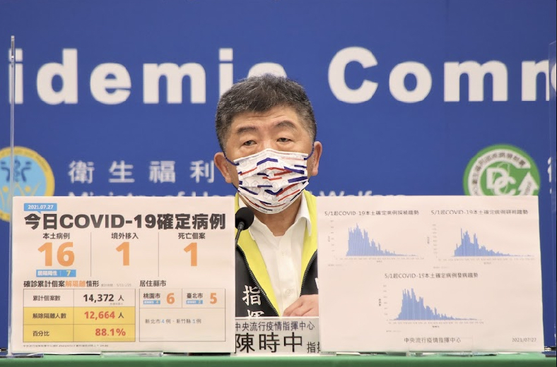 指揮中心指揮官陳時中 圖：中央疫情指揮中心提供