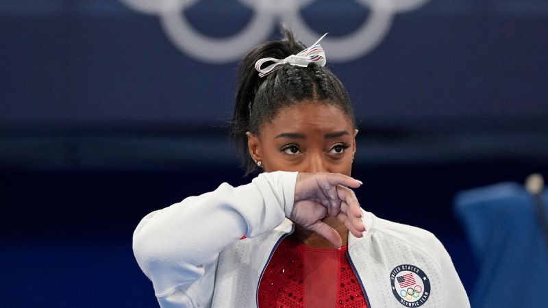 美國體操天后Simone Biles遭遇心理問題而退賽。 圖：美聯社／達志影像／提供