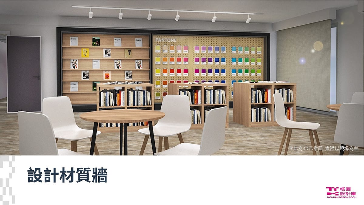 由桃園市青年局打造的創業基地「桃園設計庫─Taoyuan Design Cool」將提供7個團隊在520坪共創空間裡，盡情揮灑創意。 圖：桃園市青年局／提供