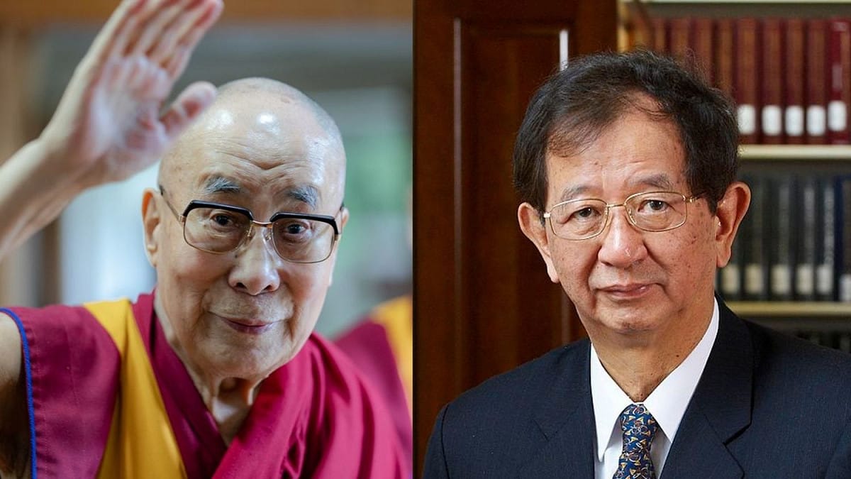 中國伸手諾貝爾獎峰會，上百名得獎者指控阻饒達賴喇嘛、李遠哲演說。 圖：擷取自維基百科、達賴喇嘛臉書 (合成圖）