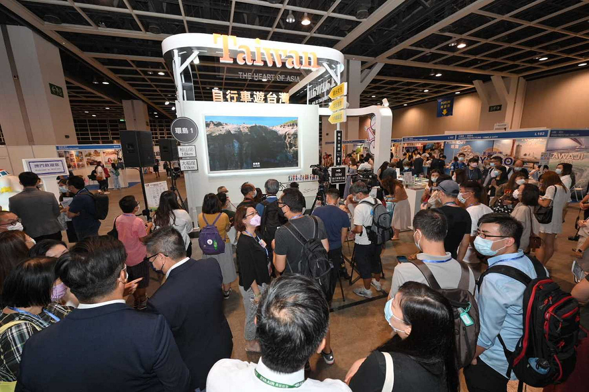 第35屆香港國際旅遊展（ITE），一連四天在香港會議展覽中心舉行。 參山處/提供