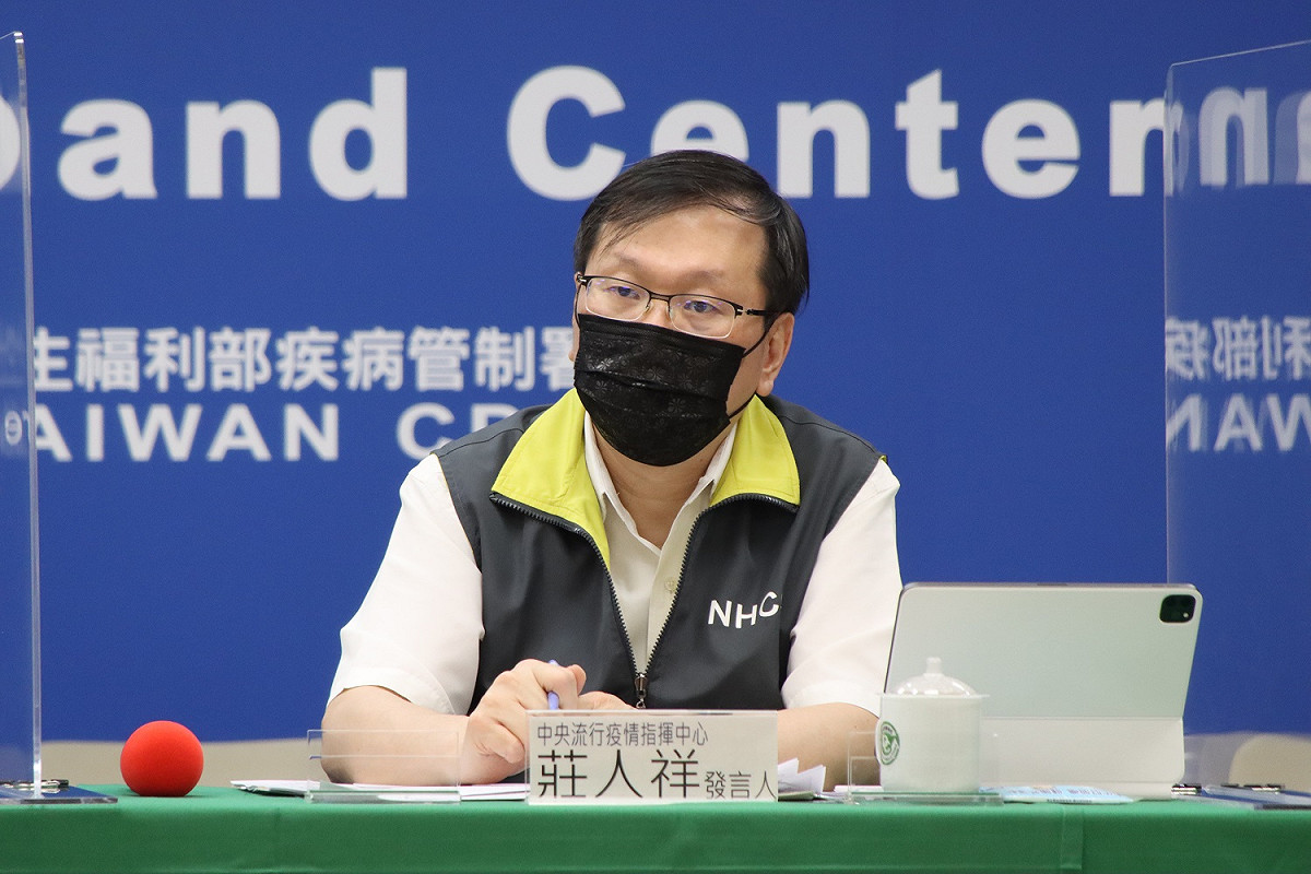 指揮中心發言人莊人祥。 圖：指揮中心／提供