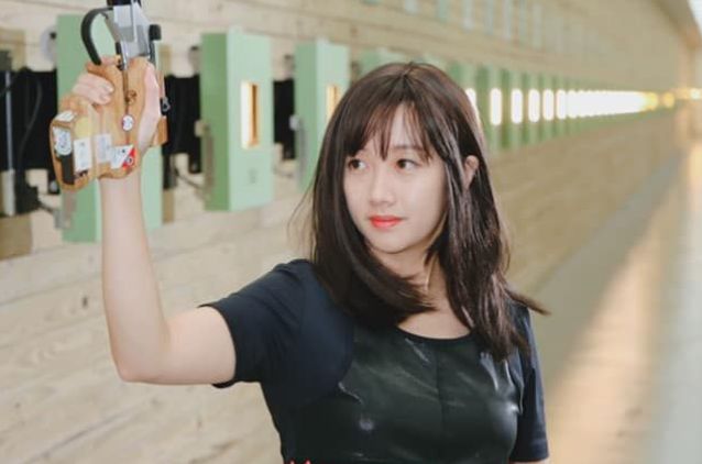 2020東京奧運女子射擊25公尺火藥手槍項目，「證件妹」吳佳穎最後拿下第5。 圖：取自吳佳穎臉書