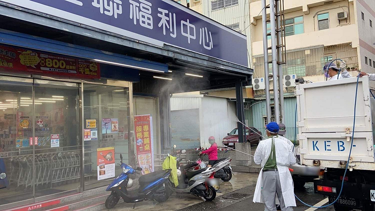 嘉義縣政府到案15779足跡所到之處清消。 圖：嘉義縣政府/提供