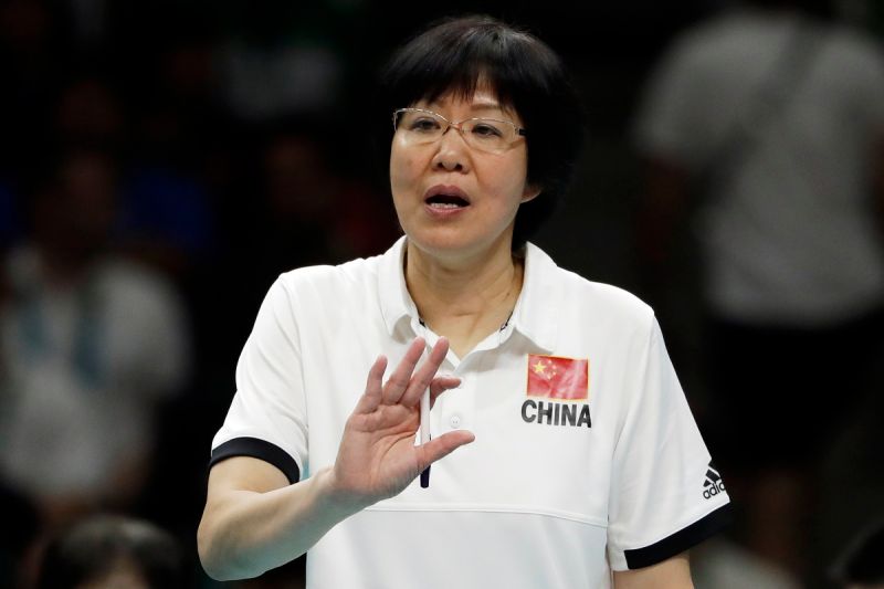 中國大陸女排教練郎平。 圖／美聯社／達志影像