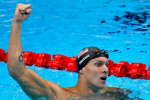 美國「水怪」Caeleb Dressel。 圖／美聯社／達志影像