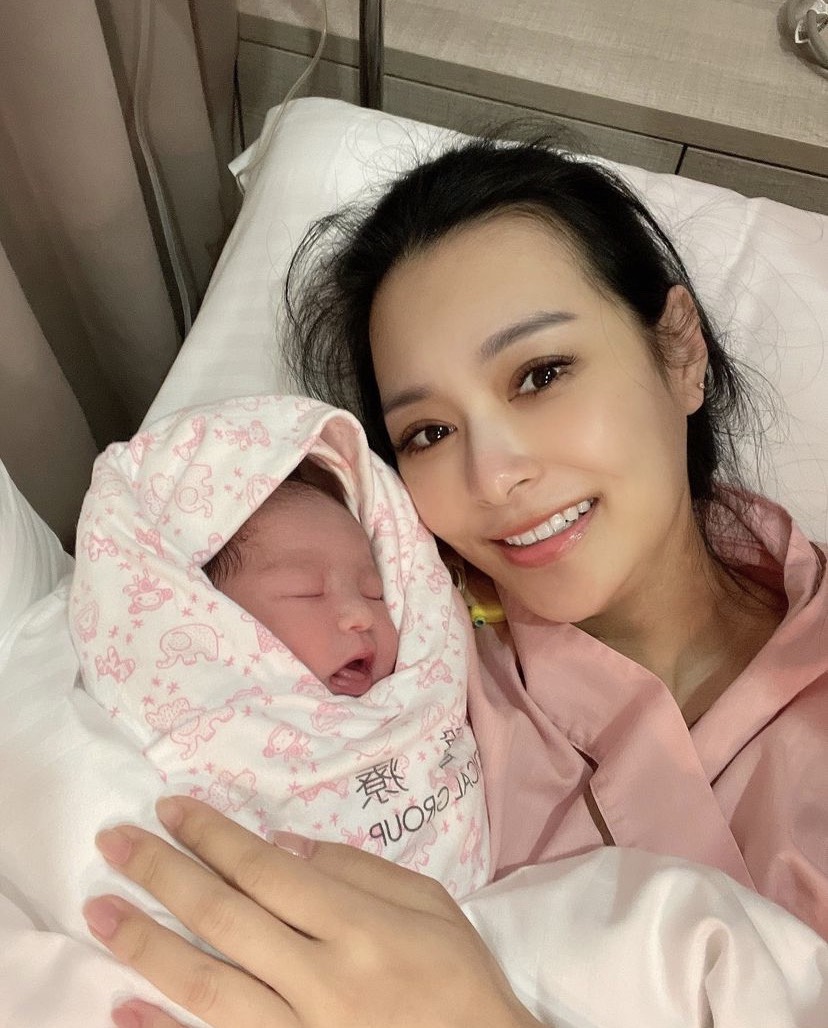 王思佳在8月1日產下一女。 圖：翻攝自IG