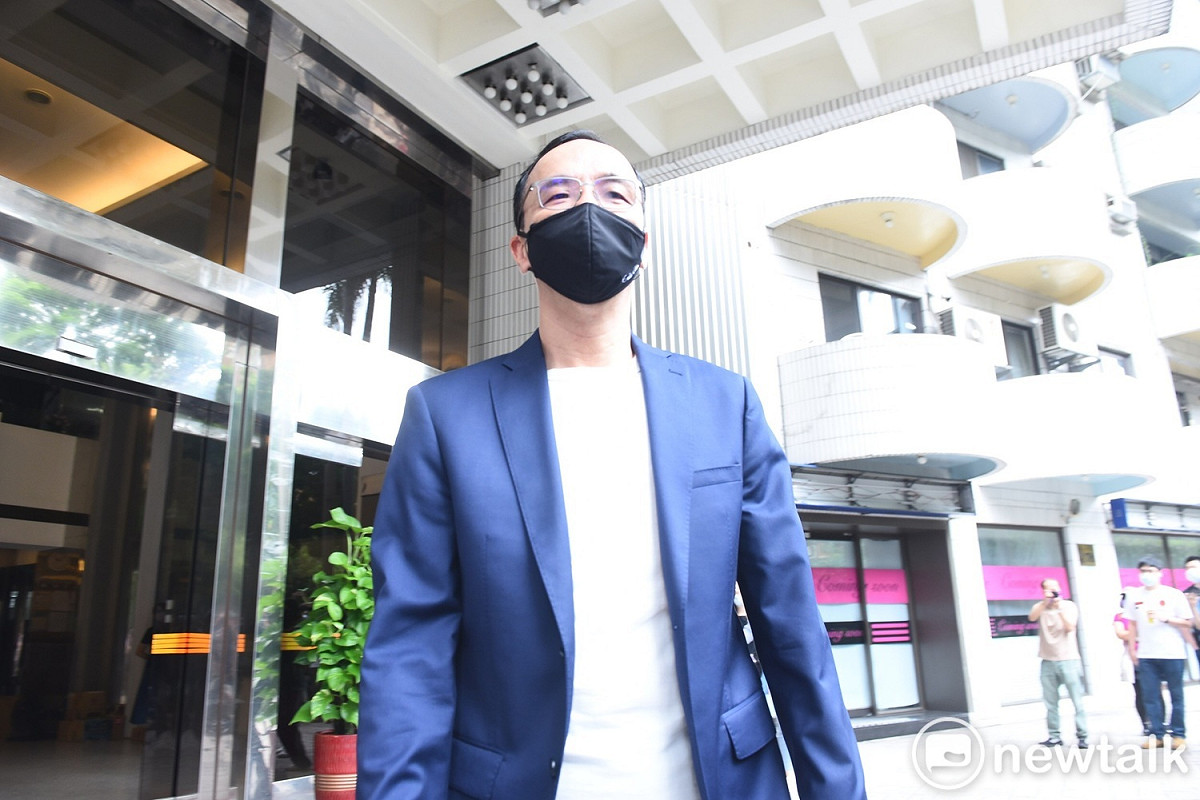 前國民黨主席朱立倫宣布參選國民黨主席選舉。 圖:張良一/攝