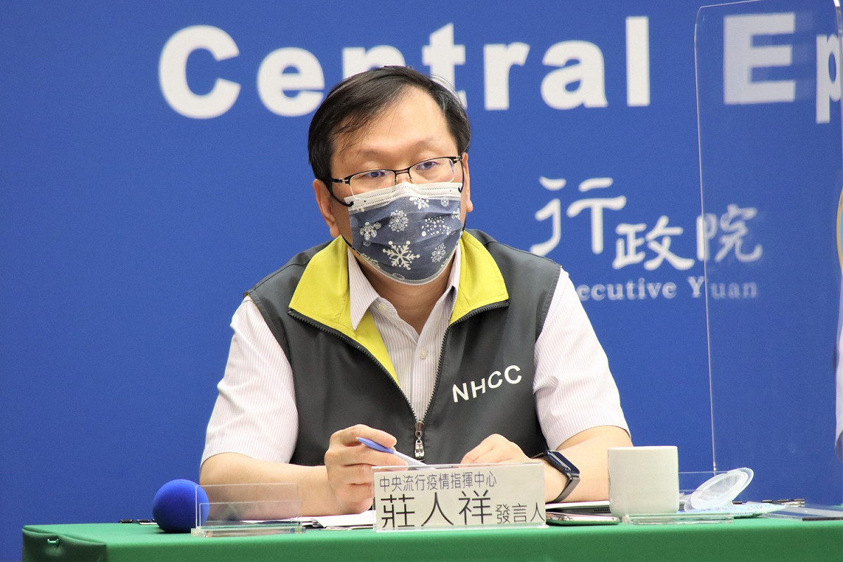 中央流行疫情指揮中心發言人莊人祥 圖：中央流行疫情指揮中心/提供