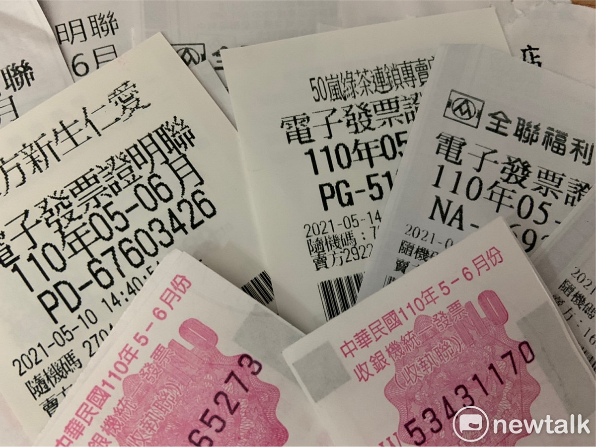 財政部今日公布5、6月統一發票中獎清冊 圖：張家寧／攝(資料畫面)