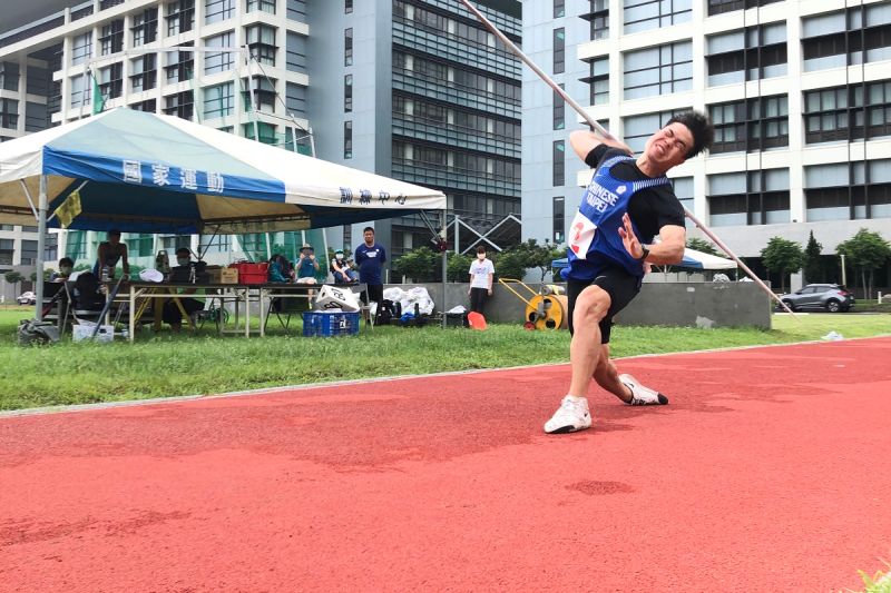標槍台灣選手黃士峰。 圖：田協／提供