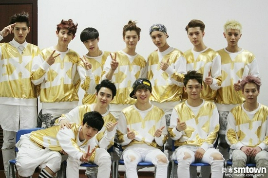 吳亦凡連累到曾經待的團體EXO，EXO上過的4集《快樂大本營》全數下架。 圖：翻攝自微博