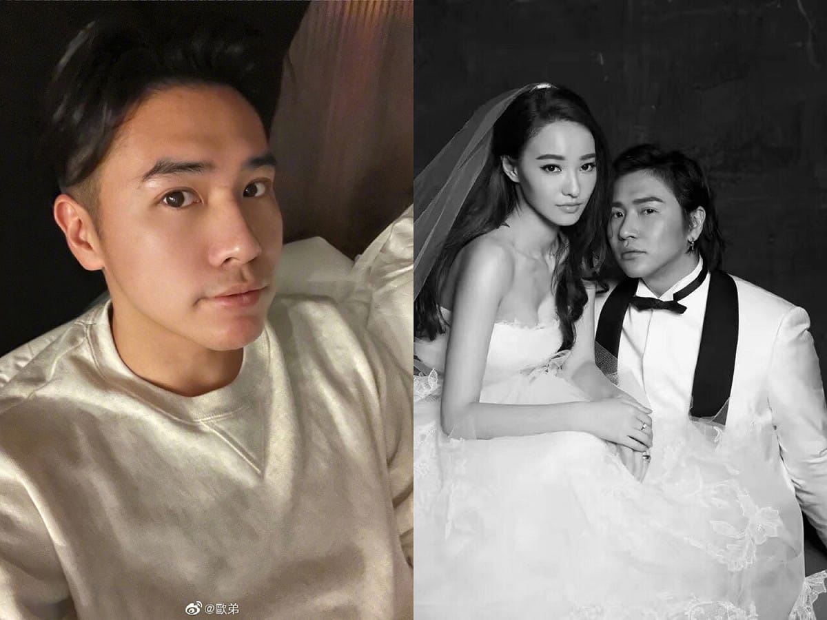歐漢聲(歐弟)與大陸籍妻子鄭雲燦宣布離婚。 圖：翻攝自歐漢聲臉書、微博
