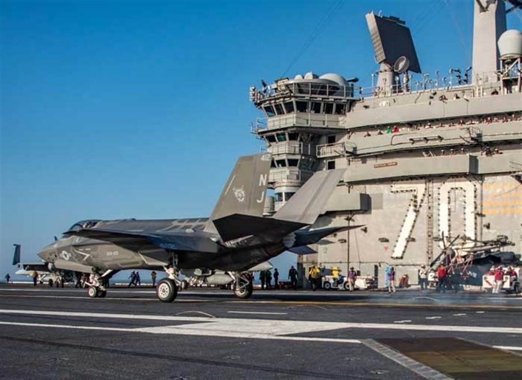 F-35C戰機。 圖：翻攝美國海軍官網