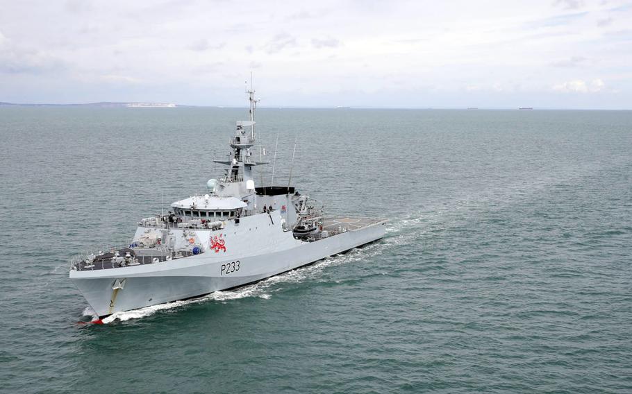 英國皇家海軍「河流級」巡邏艦「添馬河號(HMS Tamar P-233)」。 圖：翻攝英國海軍官網