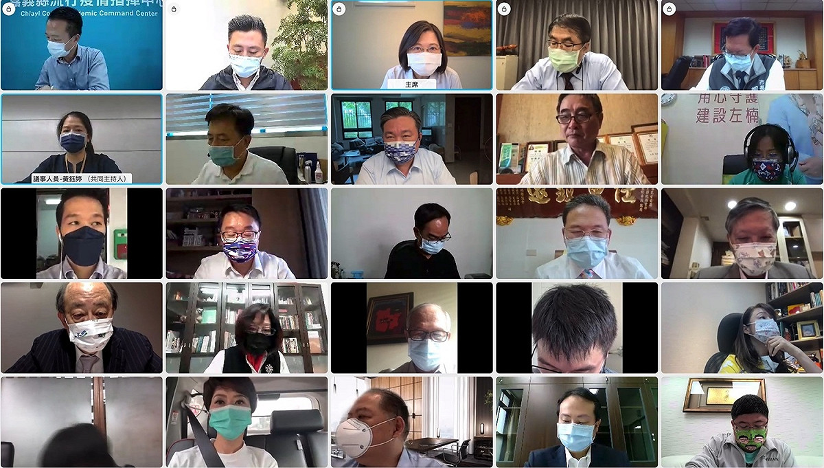 民進黨線上中常會。 圖：民進黨提供