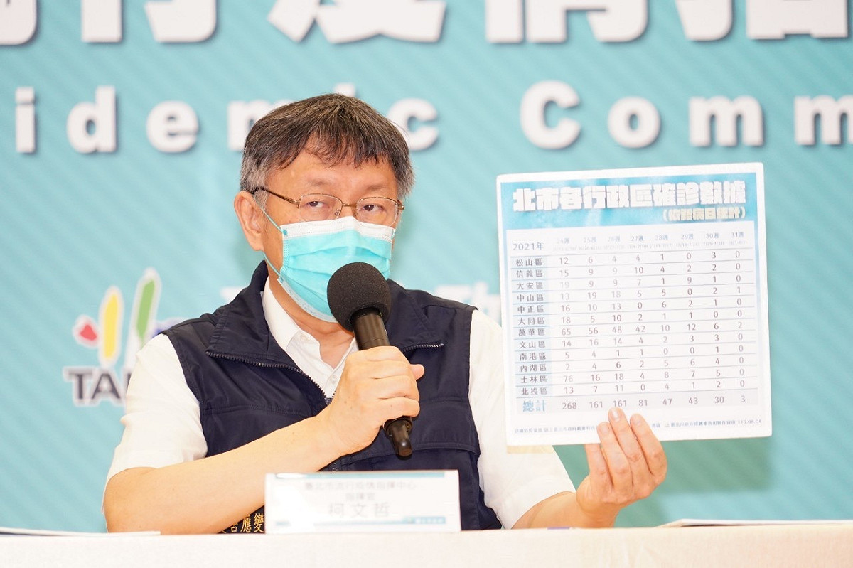 台北市長柯文哲。 圖：台北市政府 / 提供