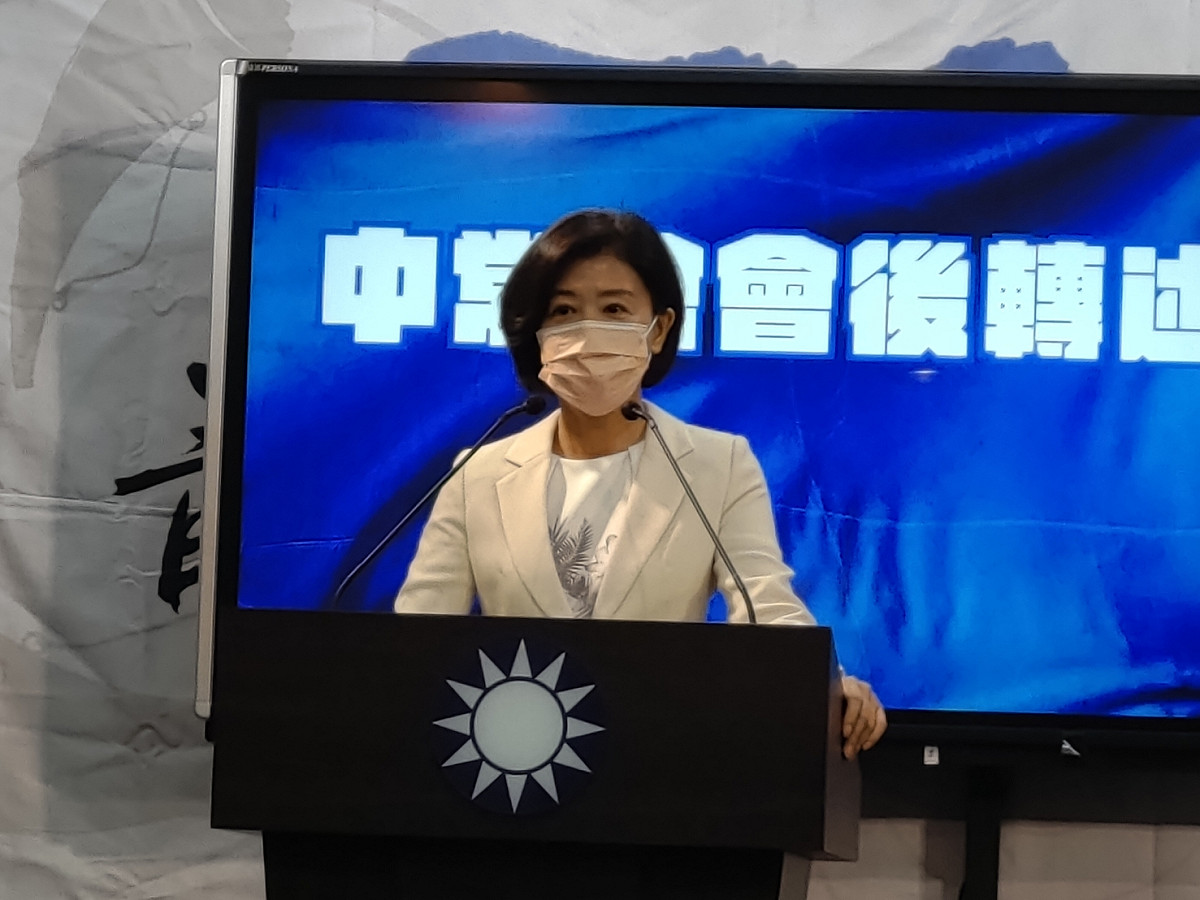 文傳會主委王育敏。 圖:黃建豪/攝