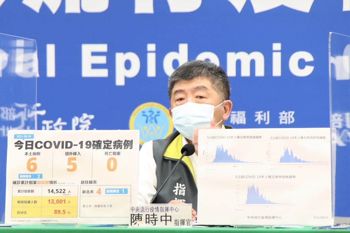 中央流行疫情指揮中心指揮官陳時中 圖：中央流行疫情指揮中心/提供