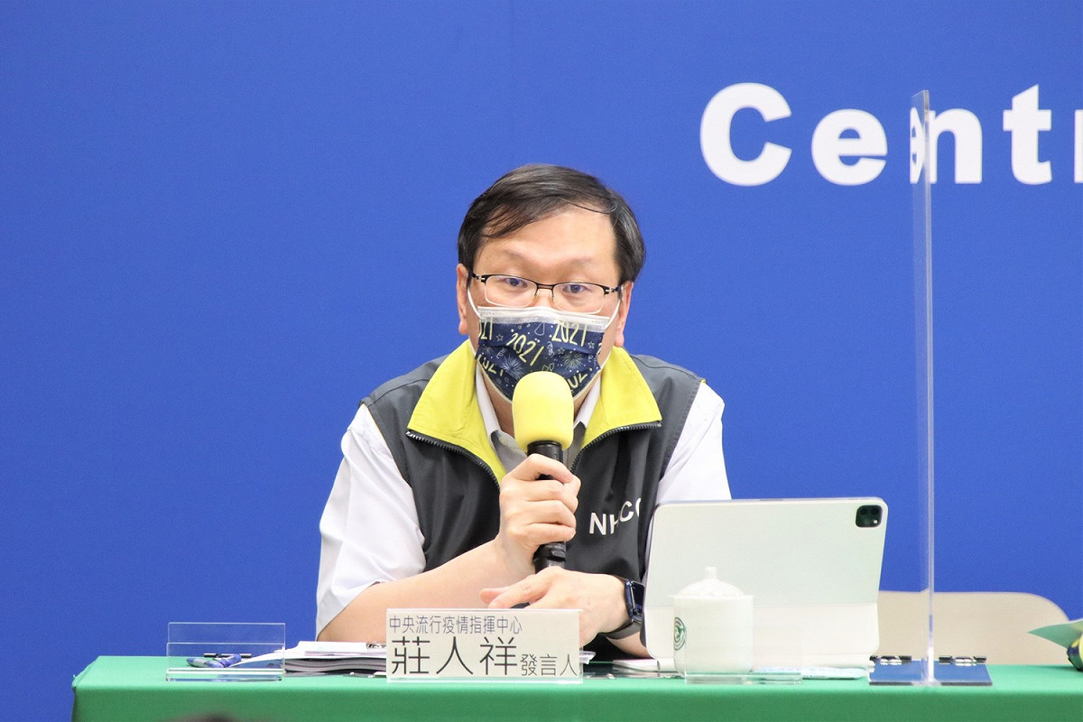 疫情指揮中心發言人莊人祥。 圖：中央流行疫情指揮中心/提供