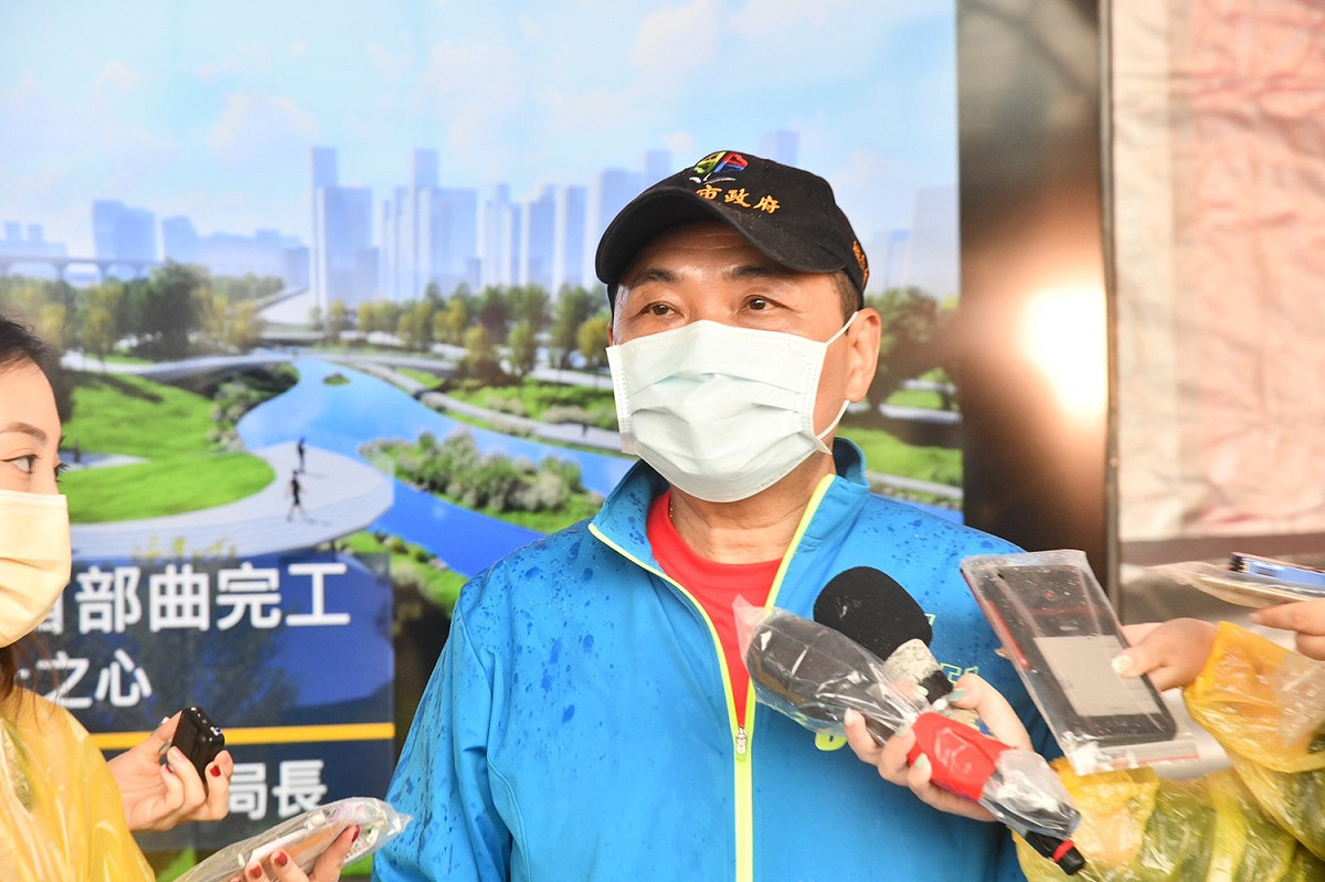 侯友宜表示，自己現在是新北市長，會努力把市政建設做好。 圖：新北市政府／提供