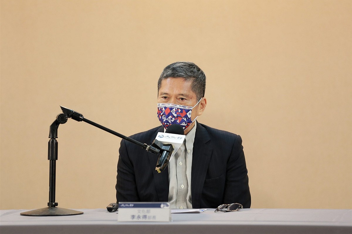 文化部長李永得。 圖：文化部提供（資料照）