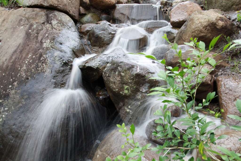 桃源溪落瀑景觀。 圖：台北大地處／提供