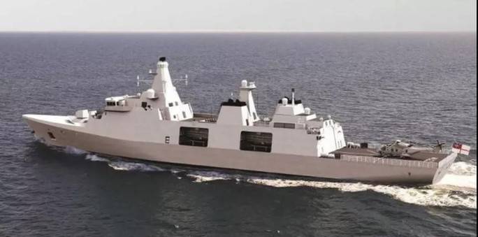 「31型」護衛艦想像圖。 圖：翻攝搜狐網