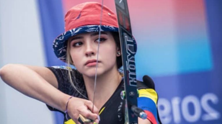 哥倫比亞美女射箭運動員Valentina Acosta Giraldo。 圖／取自Valentina Acosta GiraldoIG