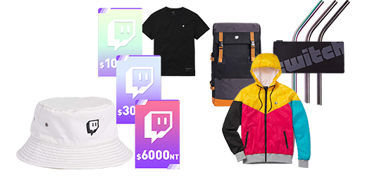 Twitch「發發集氣挑戰」系列限定周邊、破萬好禮一次拿！ 圖：TWITCH/提供