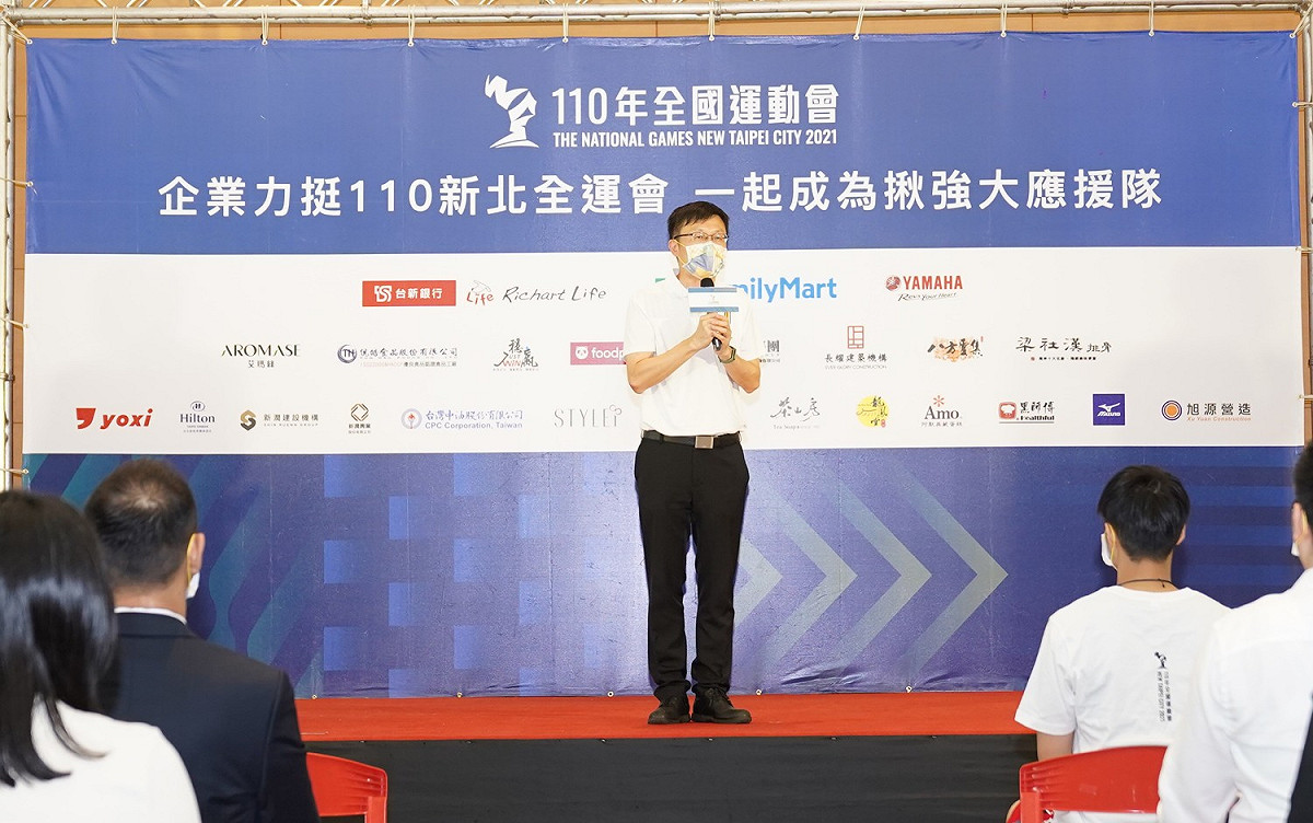 教育局長張明文致詞。 圖：新北市體育處提供