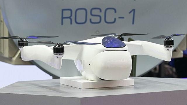 「ROSC-1」反無人機系統中的反制無人機--「狼-18」。 圖：翻攝搜狐網