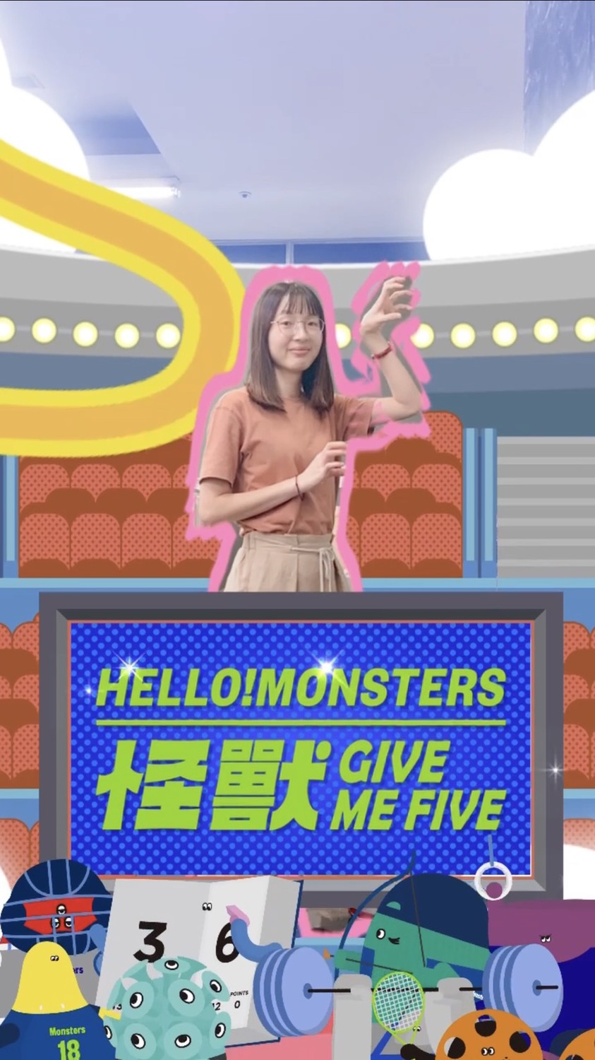 為了搭配主題曲，今年兒藝節還特別推出怪獸舞募集活動，活動結合時下最流行的濾鏡特效，並串聯FB、IG等社群平台，觀眾可以透過濾鏡做出獨一無二的創意怪獸舞。 圖：新北市文化局提供