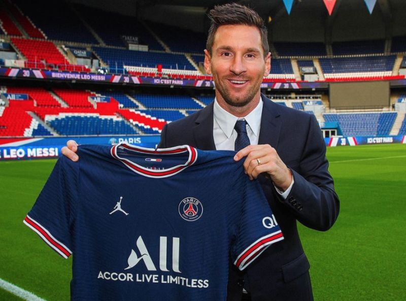 世界球王梅西(Lionel Messi)加盟巴黎聖日爾曼（取自巴黎聖日爾曼推特） 取自巴黎聖日爾曼推特