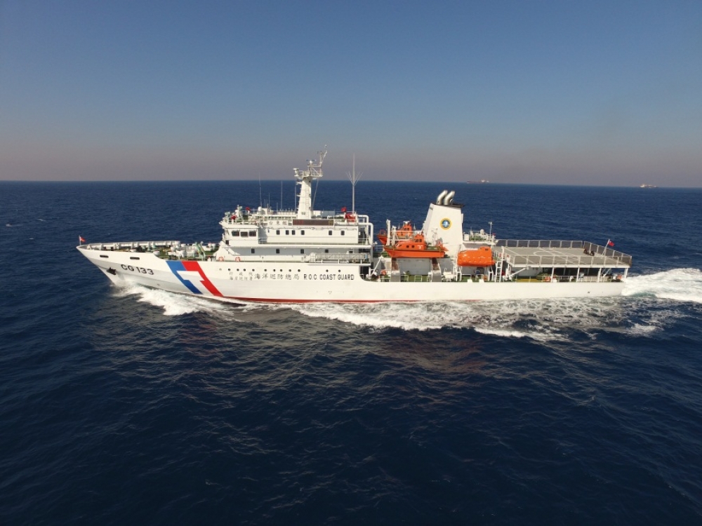 台灣海巡署1000噸級巡防救難艦-- 圖：翻攝海巡署官網台東艦(CG133)」