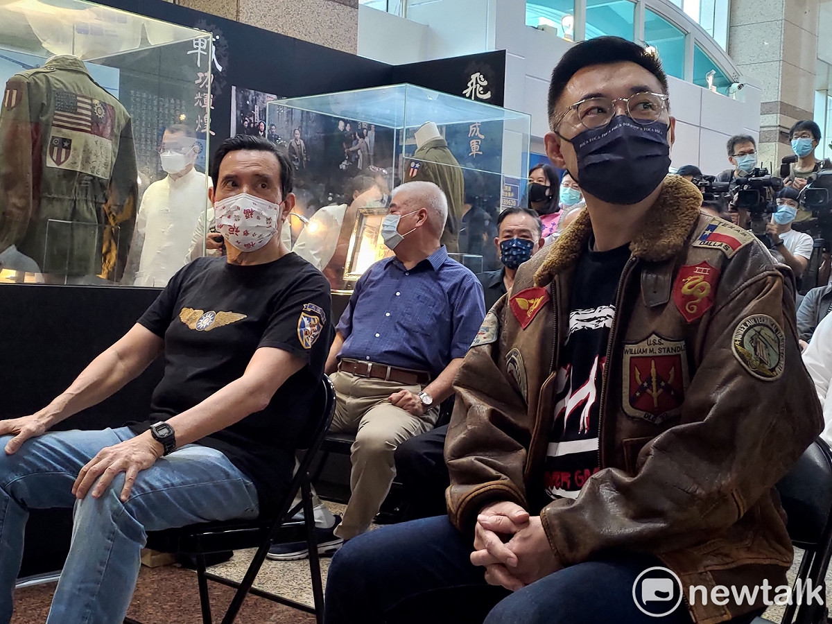 前總統馬英九、國民黨主席江啟臣。 圖：黃建豪/攝（資料照）