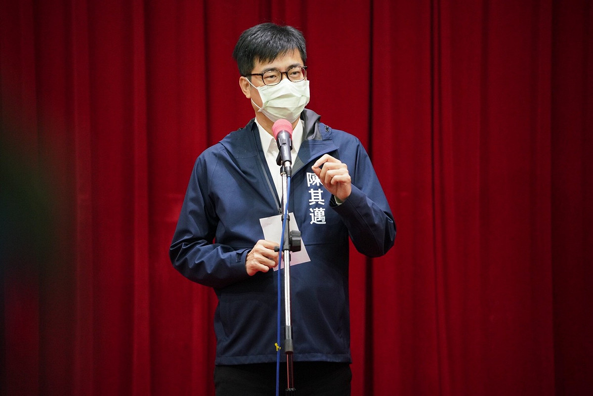 陳其邁出席市議會總質詢。 圖：高雄市政府提供