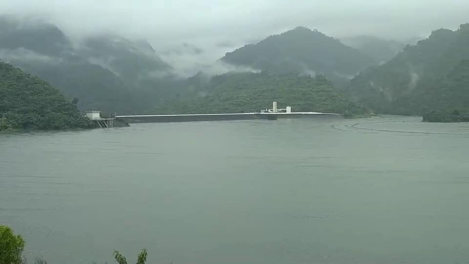 曾文水庫10天進水4.85億噸。 圖：翻攝自南水局臉書「粼波南水」