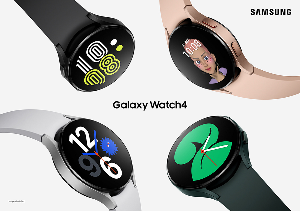 三星推出新款智慧手錶Galaxy Watch4系列。 圖：翻攝自Samsung