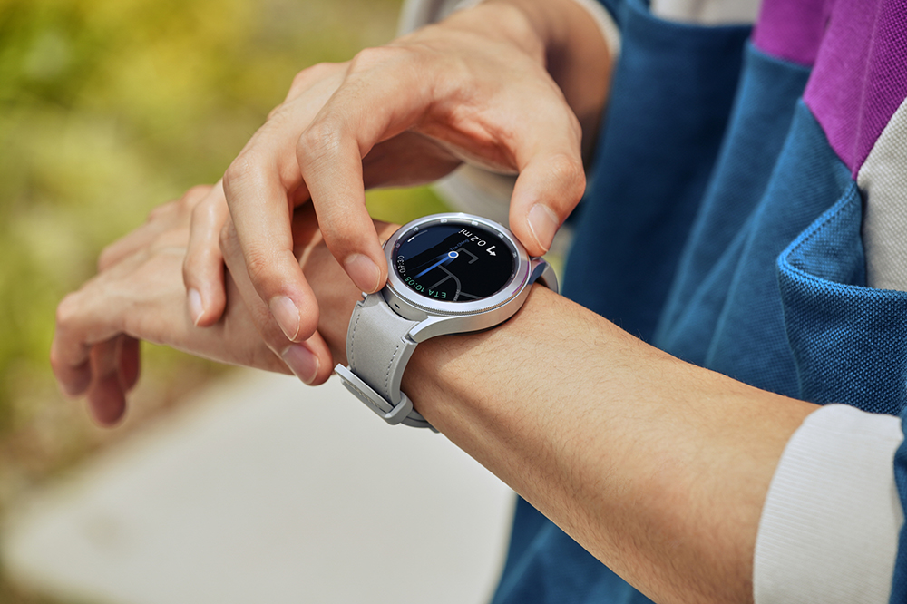 三星Galaxy Watch4可使用Google導航功能。 圖：翻攝自Samsung