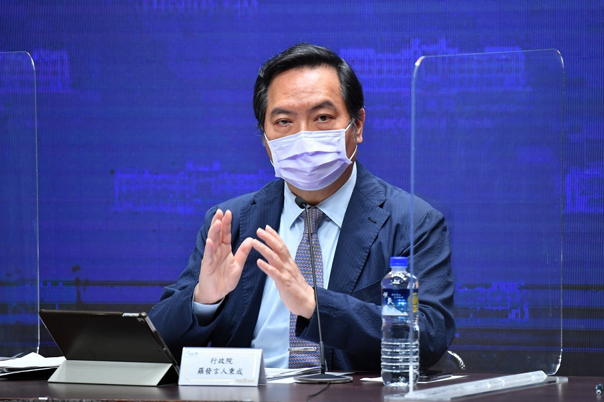 行政院發言人羅秉成。 圖：行政院提供