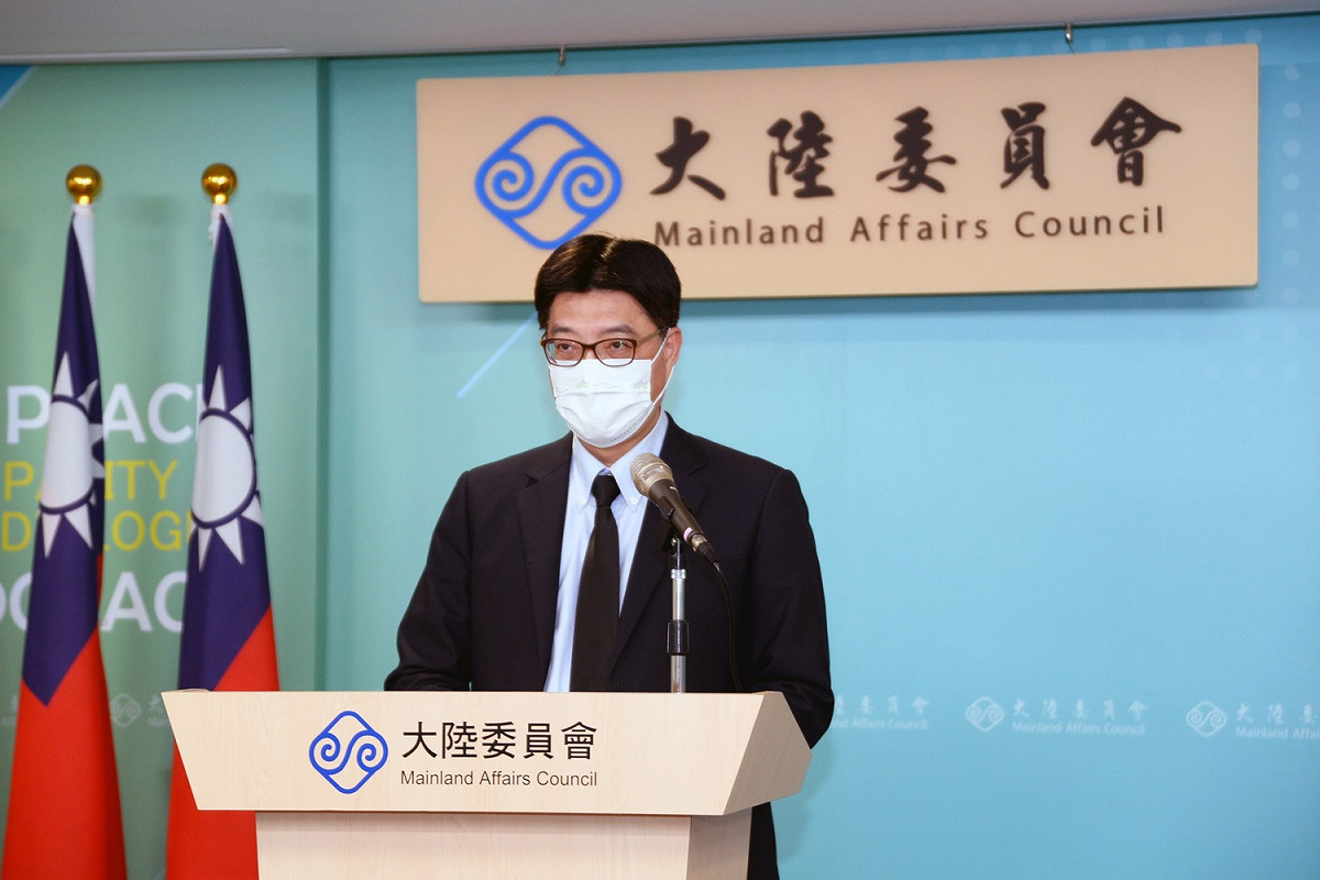 陸委會副主委兼發言人邱垂正。 圖：陸委會提供