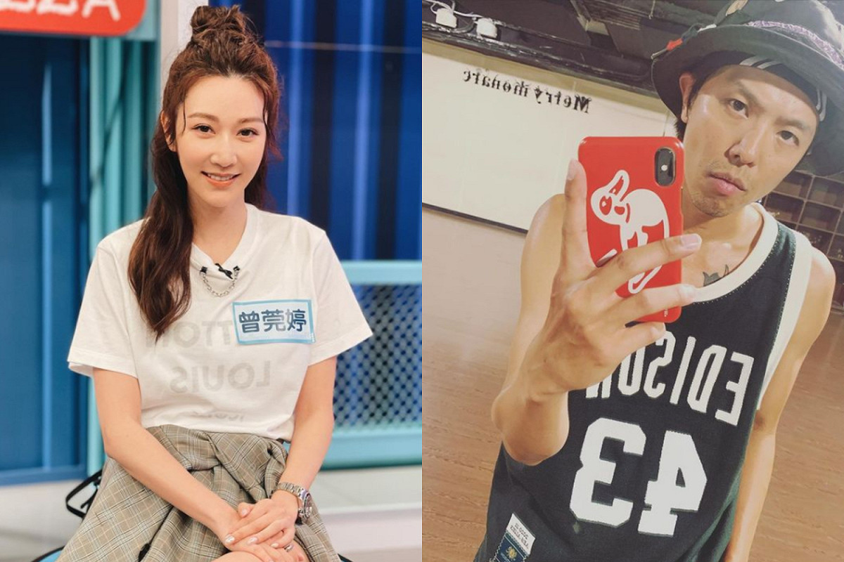 曾莞婷與小鬼在華岡藝校戲劇科是前後輩關係，近日曾琬婷無意間發現小鬼在2年前傳給她的訊息。 圖：翻攝自IG/vicky_7155、aes_alien