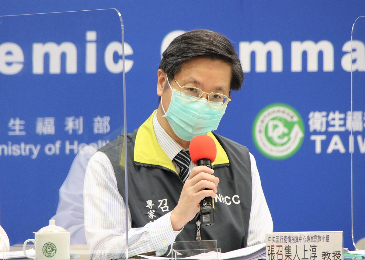 指揮中心專家諮詢小組召集人張上淳。 圖：中央流行疫情指揮中心/提供
