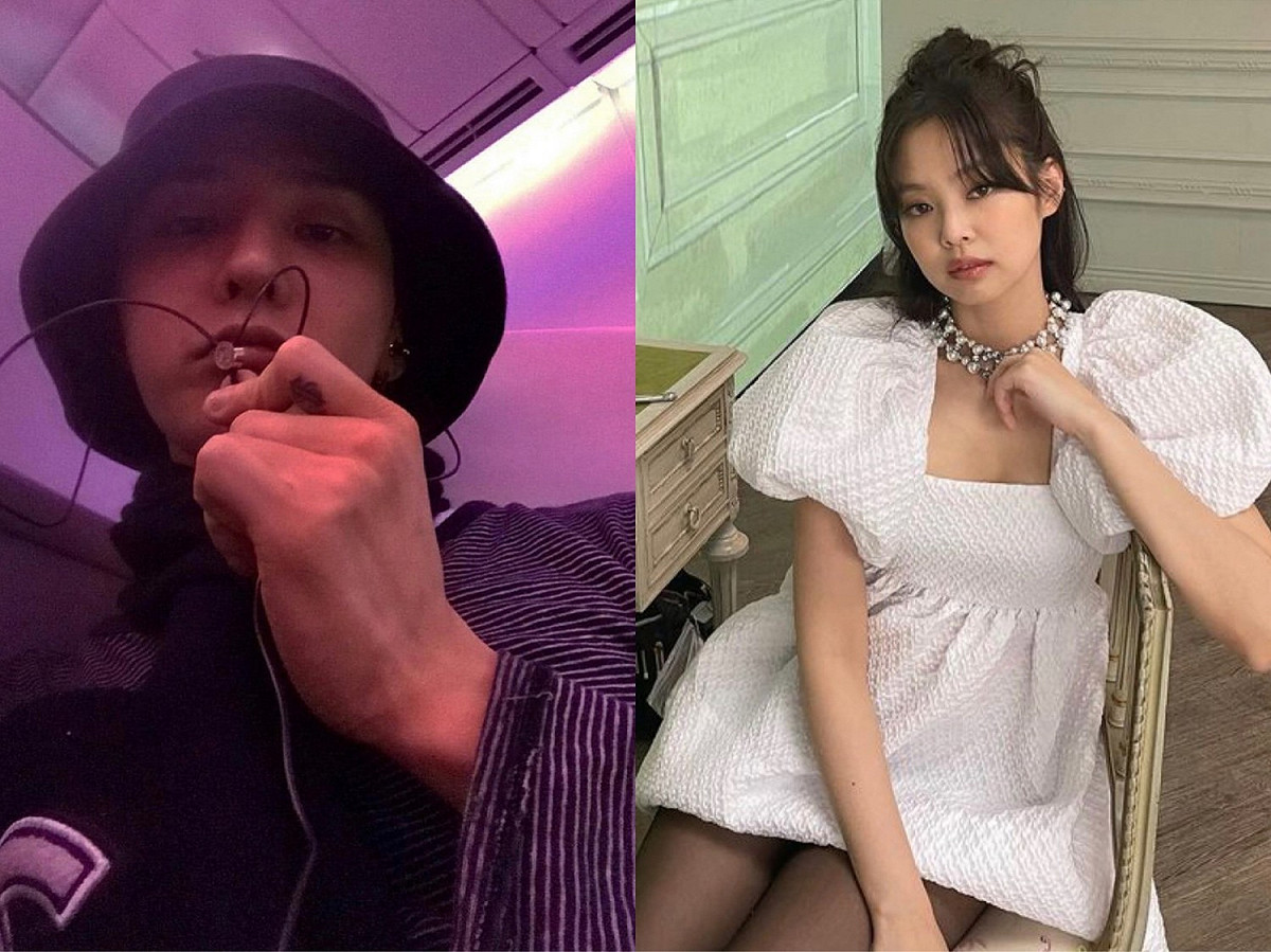 天王G-Dragon今年2月時被爆出和師妹Jennie熱戀中的消息。 圖：翻攝自IG