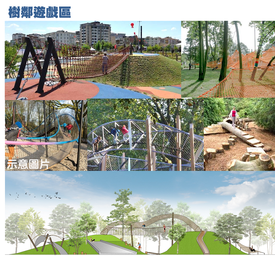 樹鄰遊戲區。 圖：新北市水利局提供