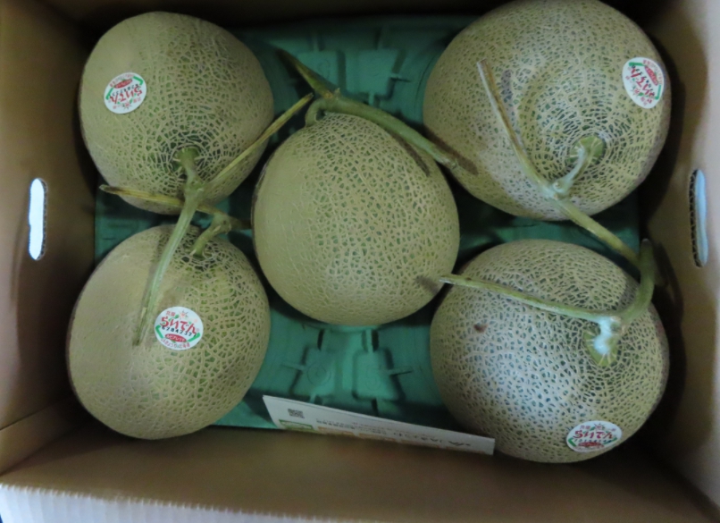 北海道哈密瓜被驗出農藥殘留超標。 圖：食藥署／提供